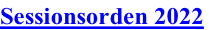 Sessionsorden 2022